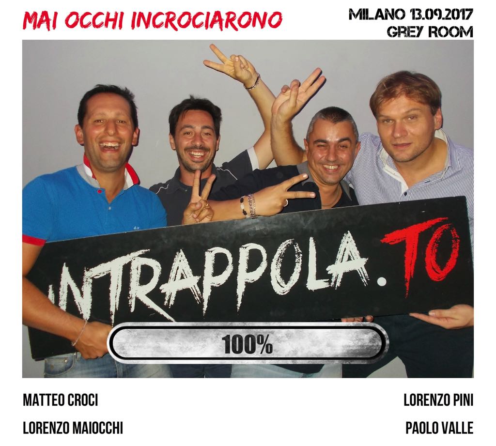 Il gruppo Mai occhi inCrociarono è fuggito dalla nostra escape room Grey Room