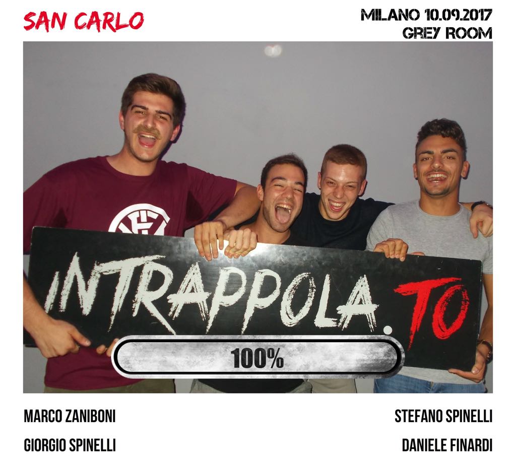 Il gruppo San carlo è fuggito dalla nostra escape room Grey Room