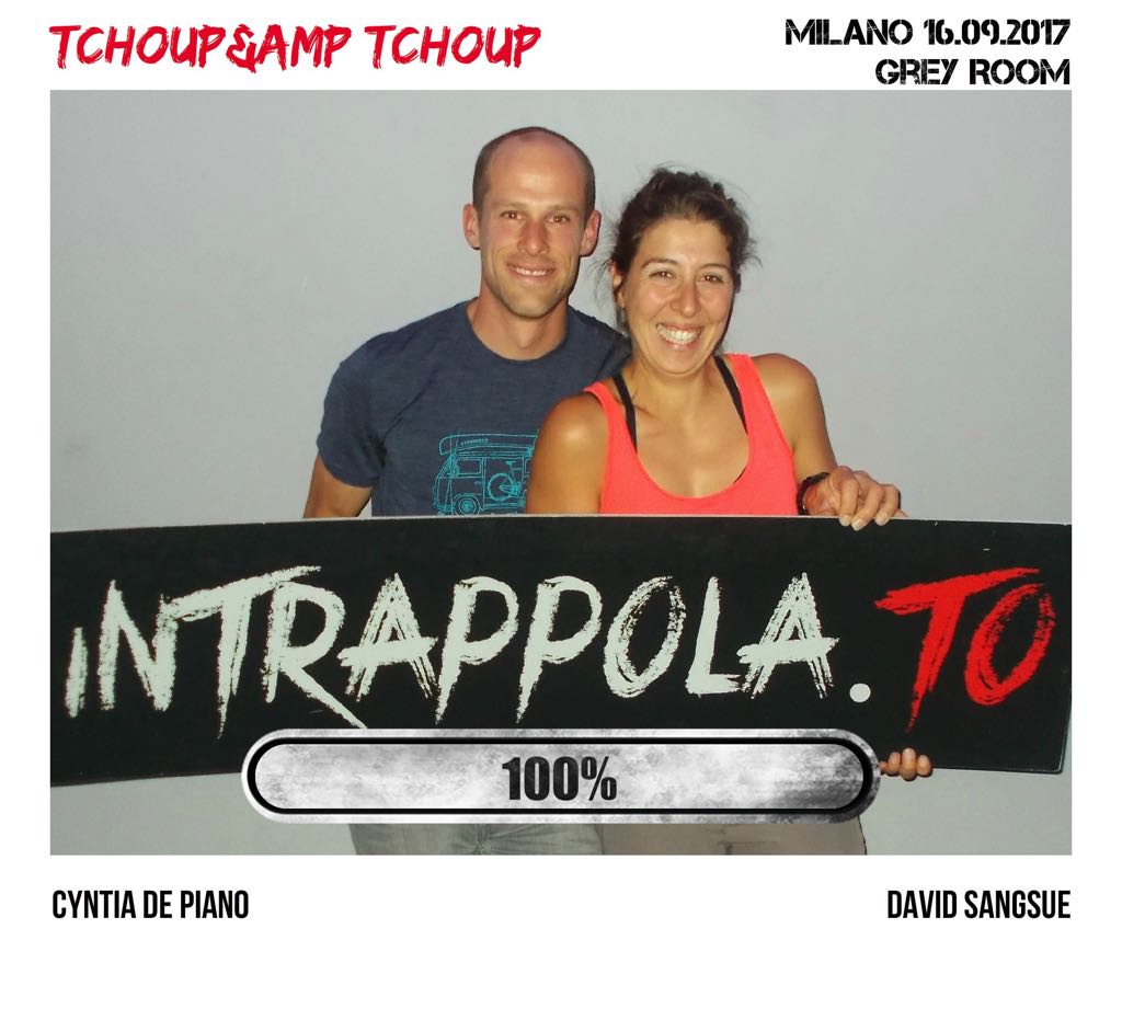 Il gruppo Tchoup&Tchoup è fuggito dalla nostra escape room Grey Room