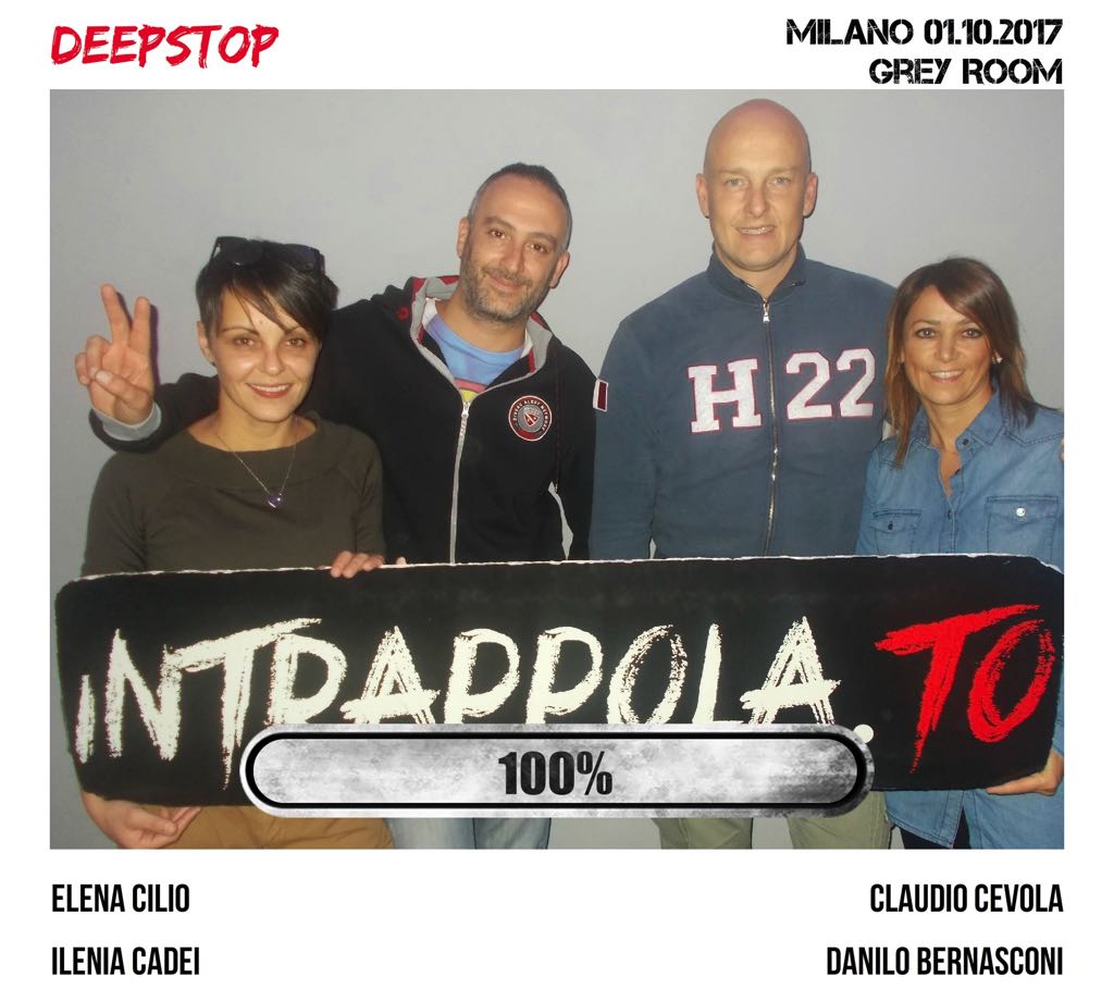 Il gruppo deepstop è fuggito dalla nostra escape room Grey Room