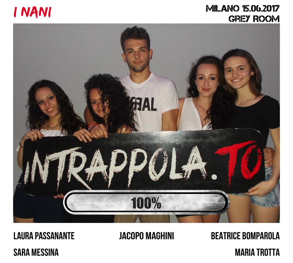 Il gruppo i nani è fuggito dalla nostra escape room Grey Room