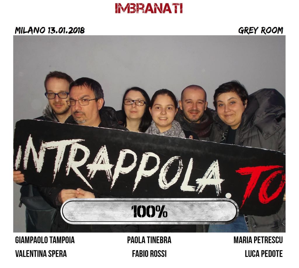 Il gruppo imbranati è fuggito dalla nostra escape room Grey Room