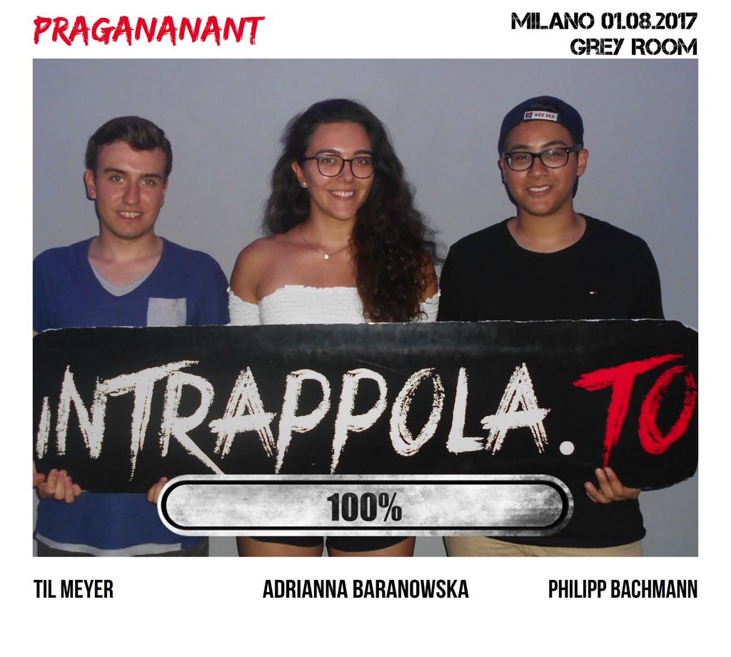 Il gruppo pragananant è fuggito dalla nostra escape room Grey Room