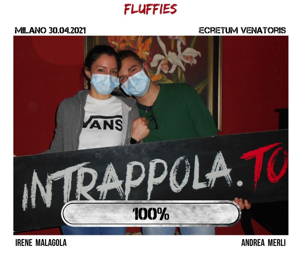 Il gruppo fluffies è fuggito dalla nostra escape room Secretum Venatoris