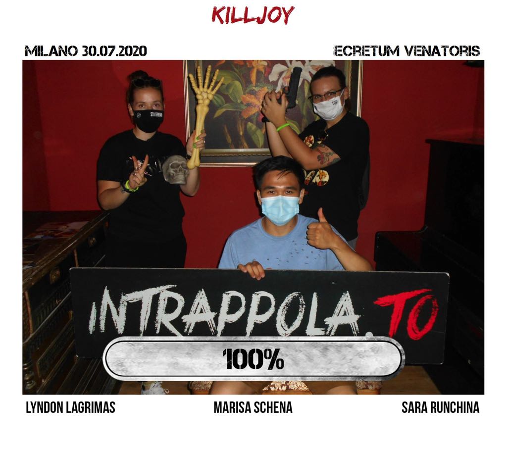 Il gruppo killjoy è fuggito dalla nostra escape room Secretum Venatoris