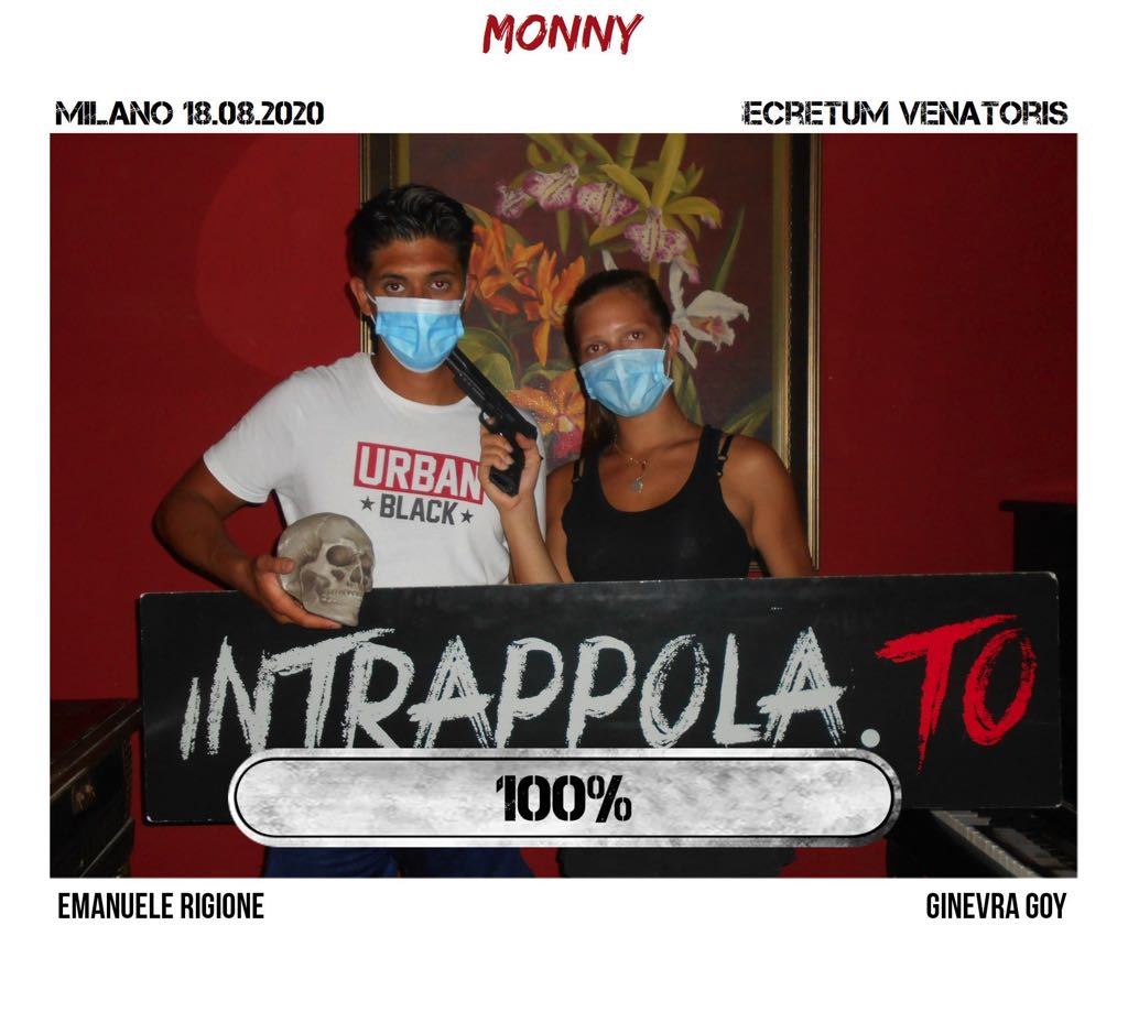 Il gruppo monny è fuggito dalla nostra escape room Secretum Venatoris