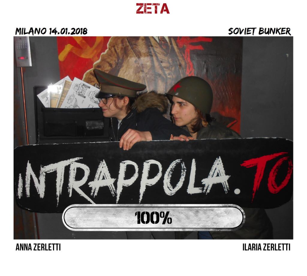 Il gruppo Zeta è fuggito dalla nostra escape room Soviet Bunker
