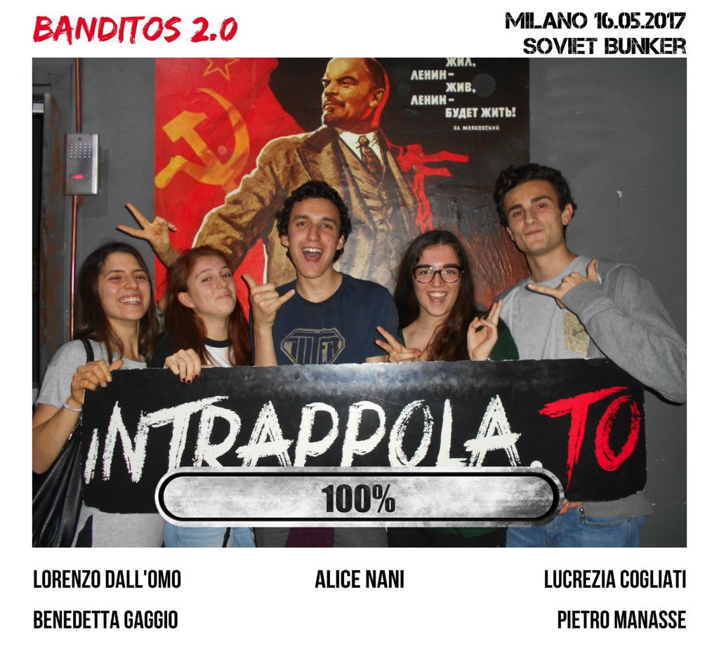 Il gruppo banditos 2.0 è fuggito dalla nostra escape room Soviet Bunker