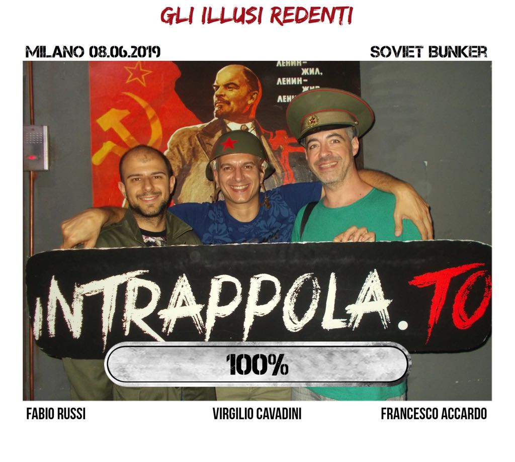 Il gruppo gli illusi redenti è fuggito dalla nostra escape room Soviet Bunker