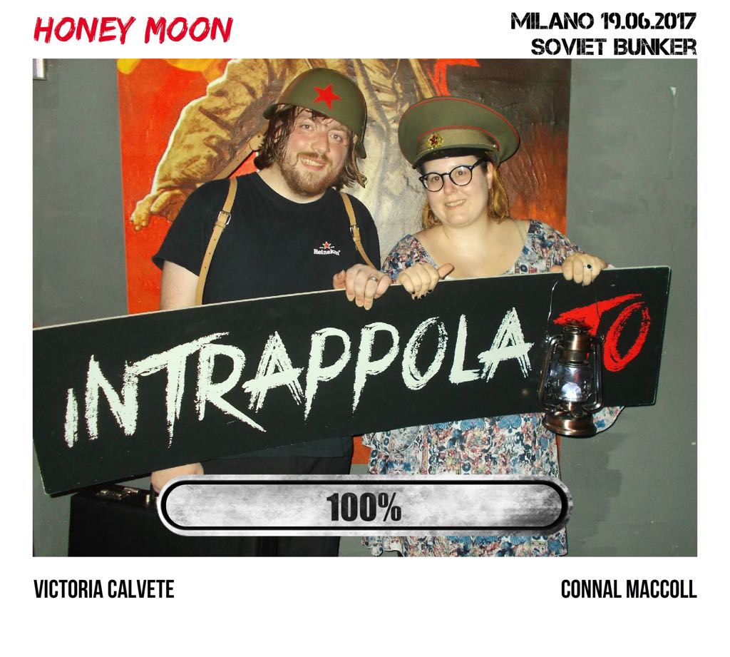 Il gruppo honey moon è fuggito dalla nostra escape room Soviet Bunker