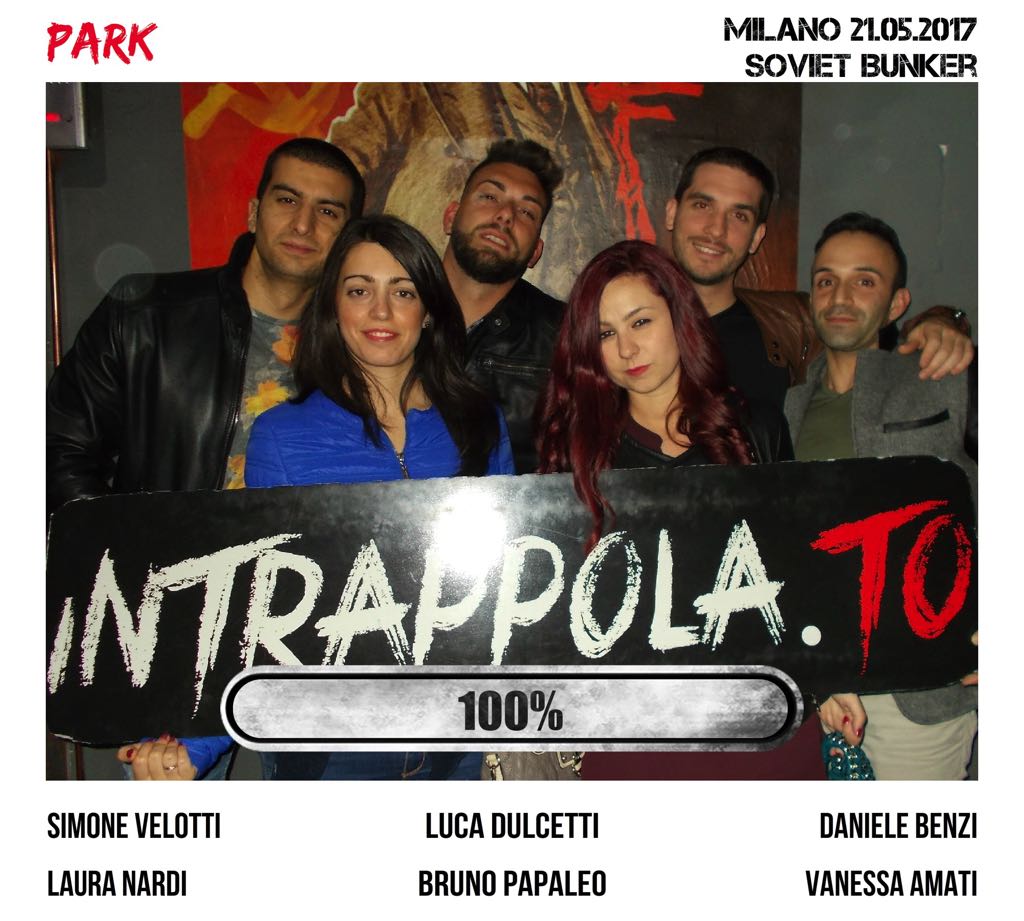 Il gruppo park è fuggito dalla nostra escape room Soviet Bunker