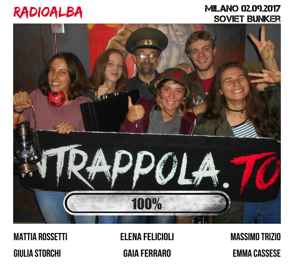 Il gruppo radioalba è fuggito dalla nostra escape room Soviet Bunker