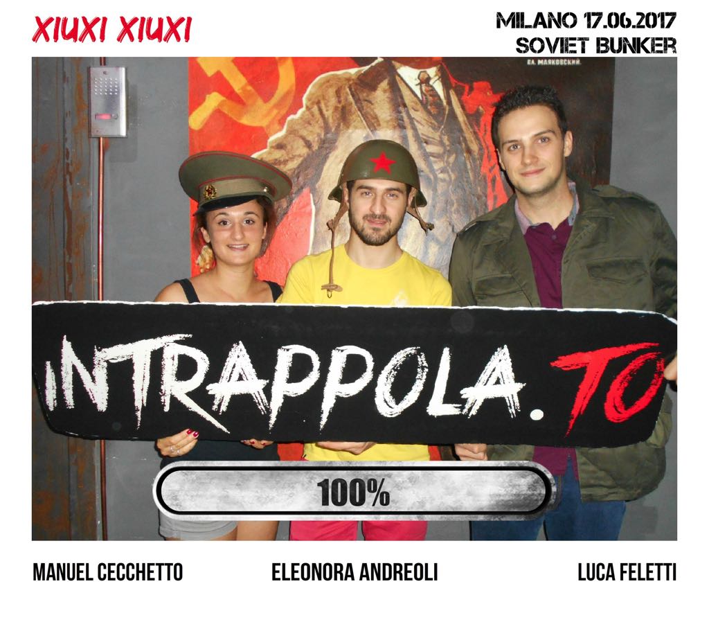 Il gruppo xiuxi xiuxi è fuggito dalla nostra escape room Soviet Bunker