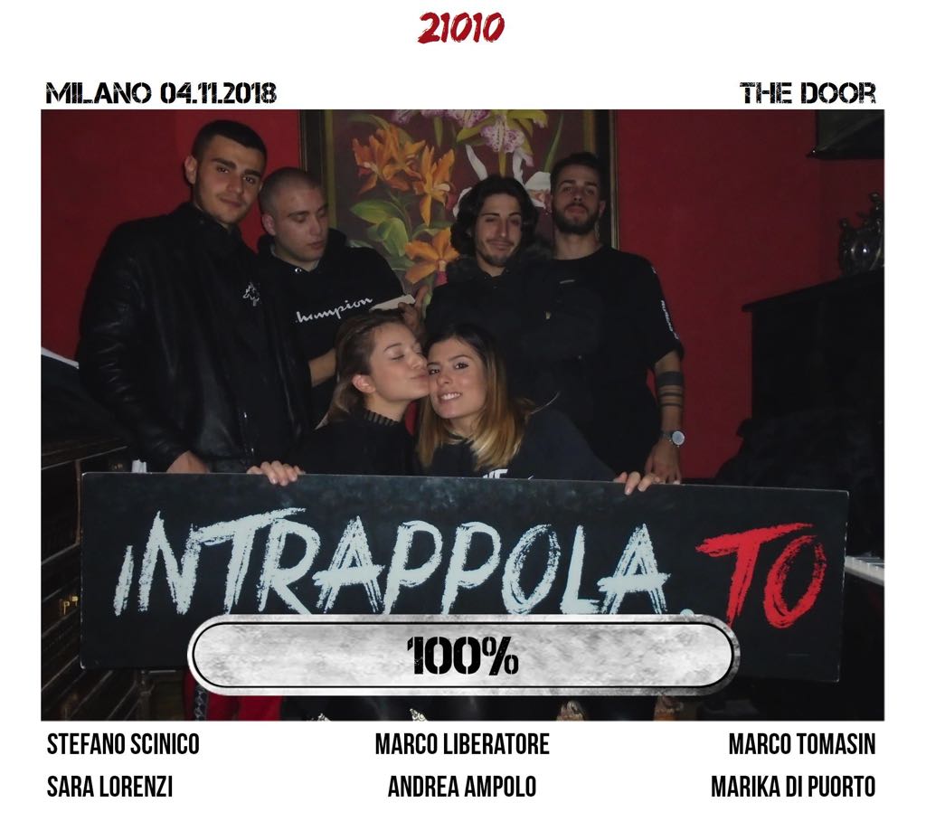 Il gruppo 21010 è fuggito dalla nostra escape room Secretum Venatoris