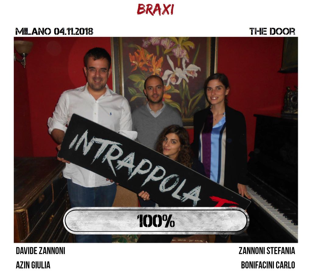 Il gruppo Braxi è fuggito dalla nostra escape room Secretum Venatoris
