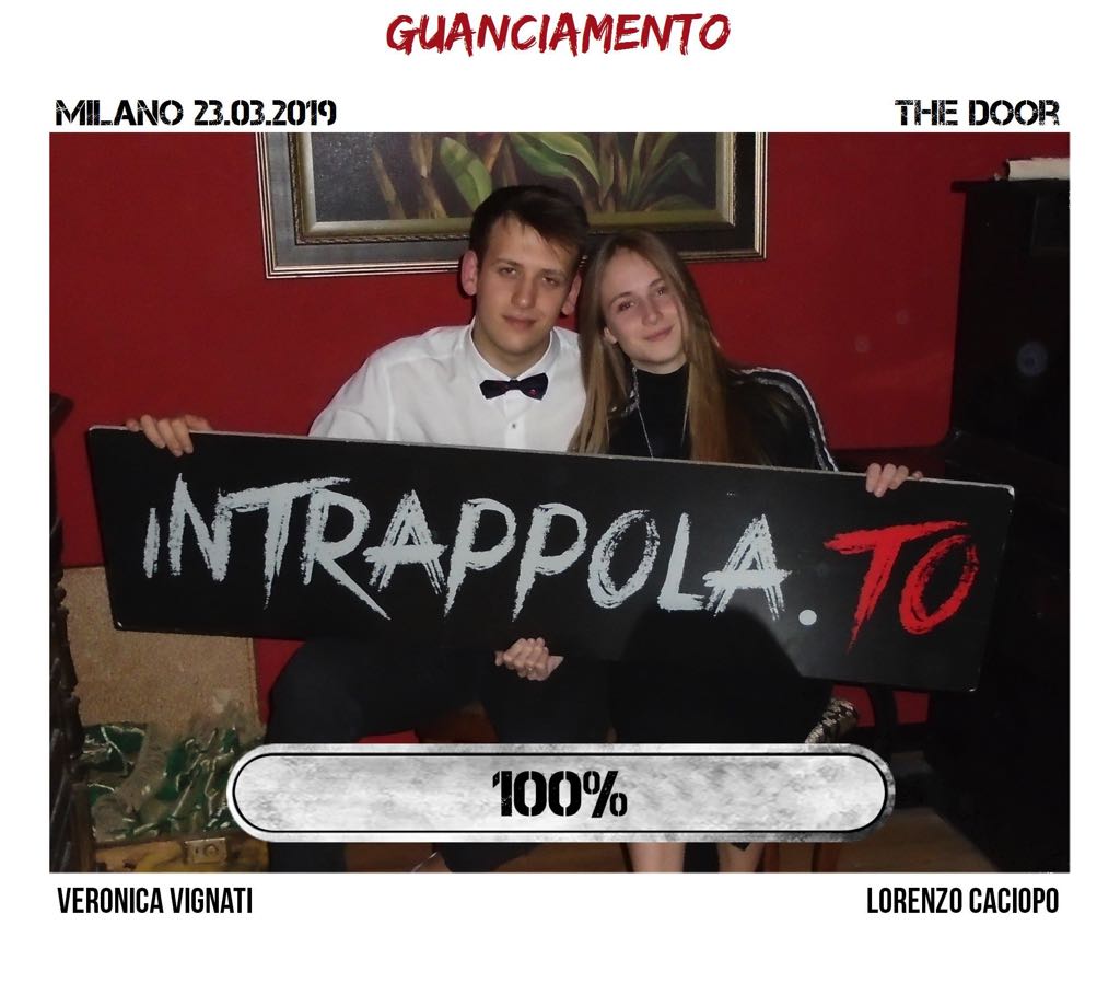 Il gruppo Guanciamento è fuggito dalla nostra escape room Secretum Venatoris