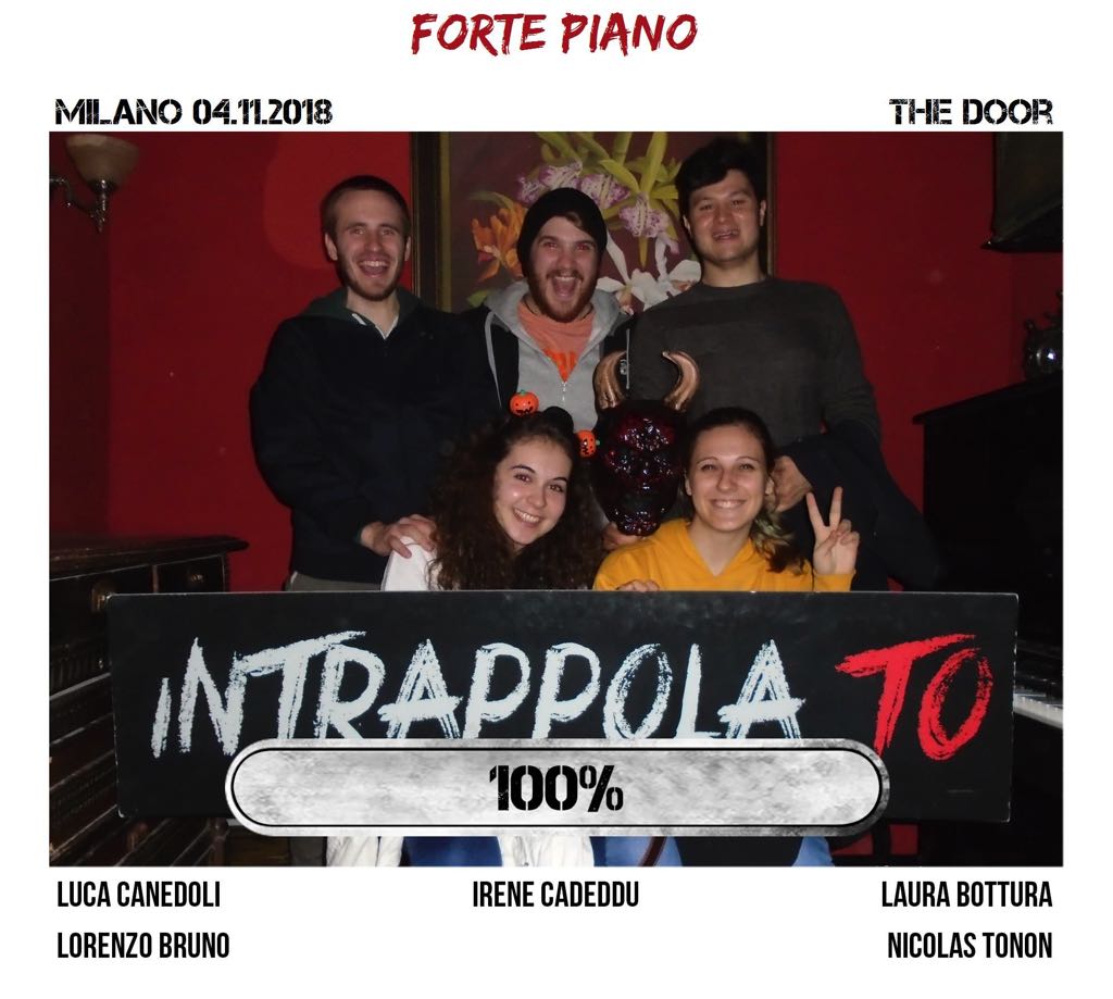 Il gruppo forte piano è fuggito dalla nostra escape room Secretum Venatoris