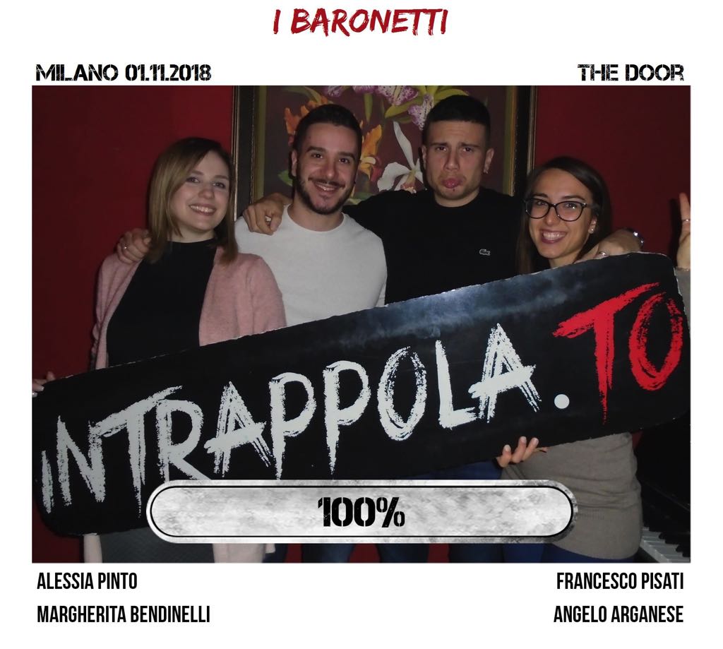 Il gruppo i baronetti è fuggito dalla nostra escape room Secretum Venatoris