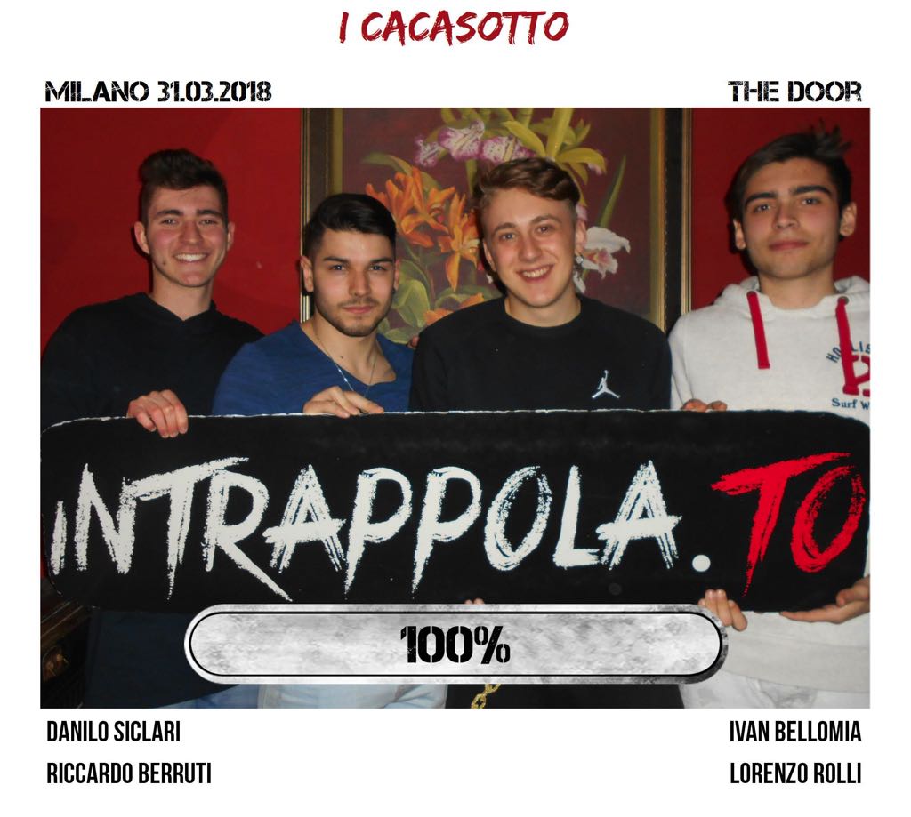 Il gruppo i cacasotto è fuggito dalla nostra escape room Secretum Venatoris