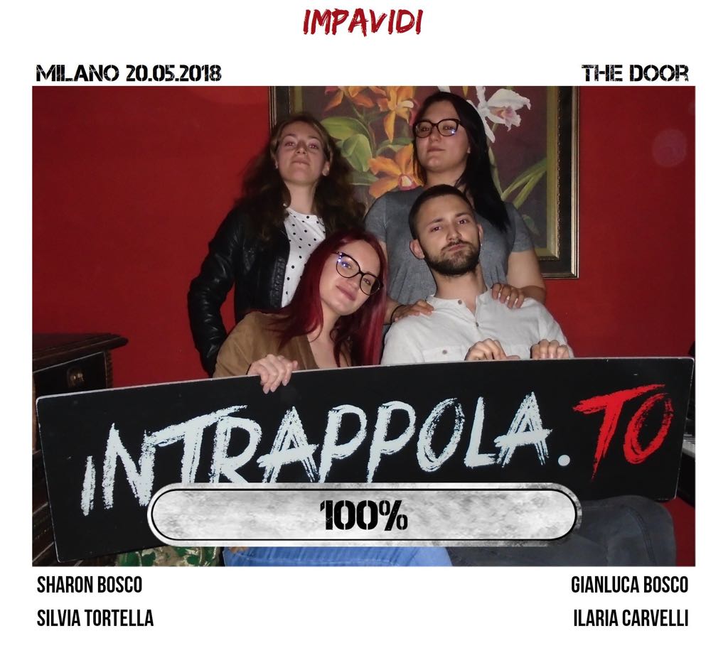 Il gruppo impavidi è fuggito dalla nostra escape room Secretum Venatoris