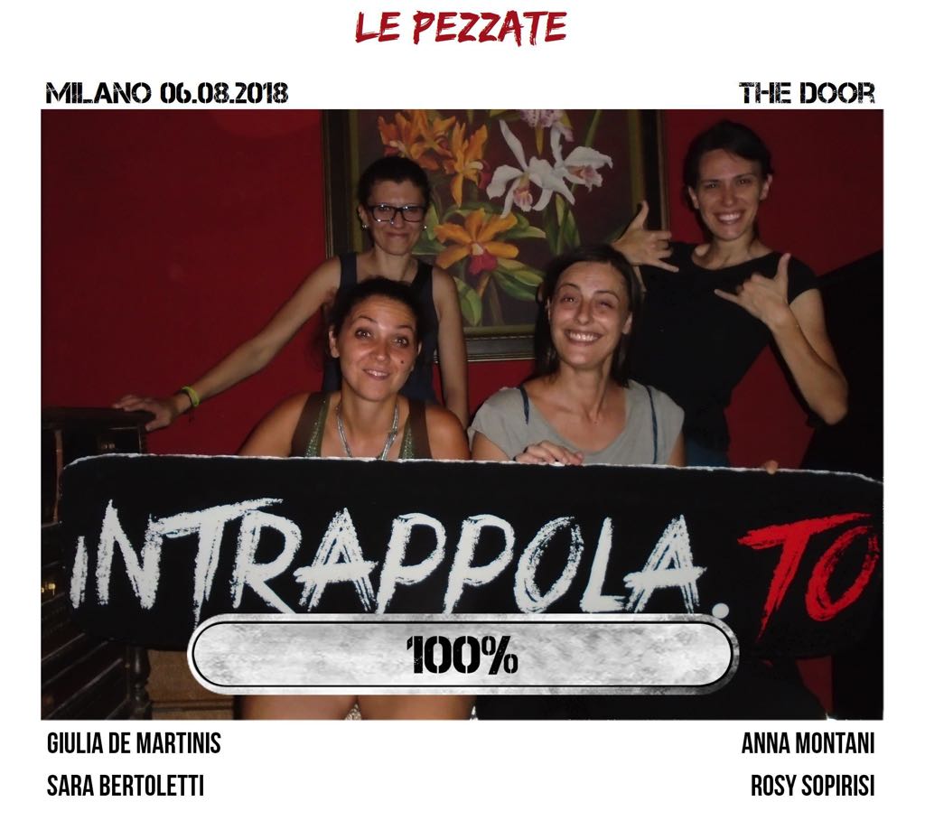 Il gruppo le pezzate è fuggito dalla nostra escape room Secretum Venatoris