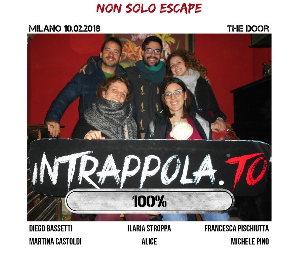 Il gruppo non solo escape è fuggito dalla nostra escape room Secretum Venatoris