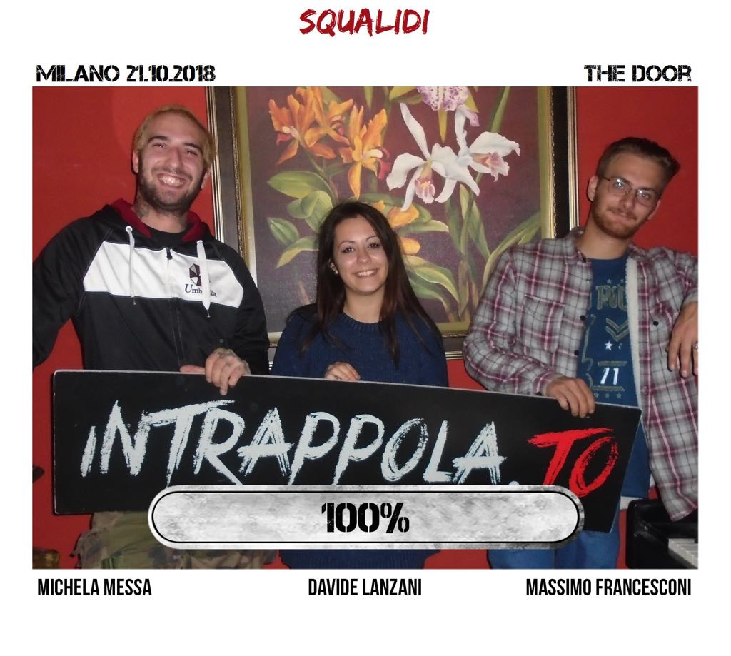Il gruppo squalidi è fuggito dalla nostra escape room Secretum Venatoris