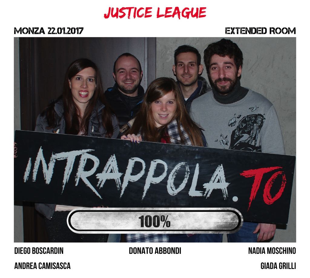 Il gruppo Justice League è fuggito dalla nostra escape room Extended Room