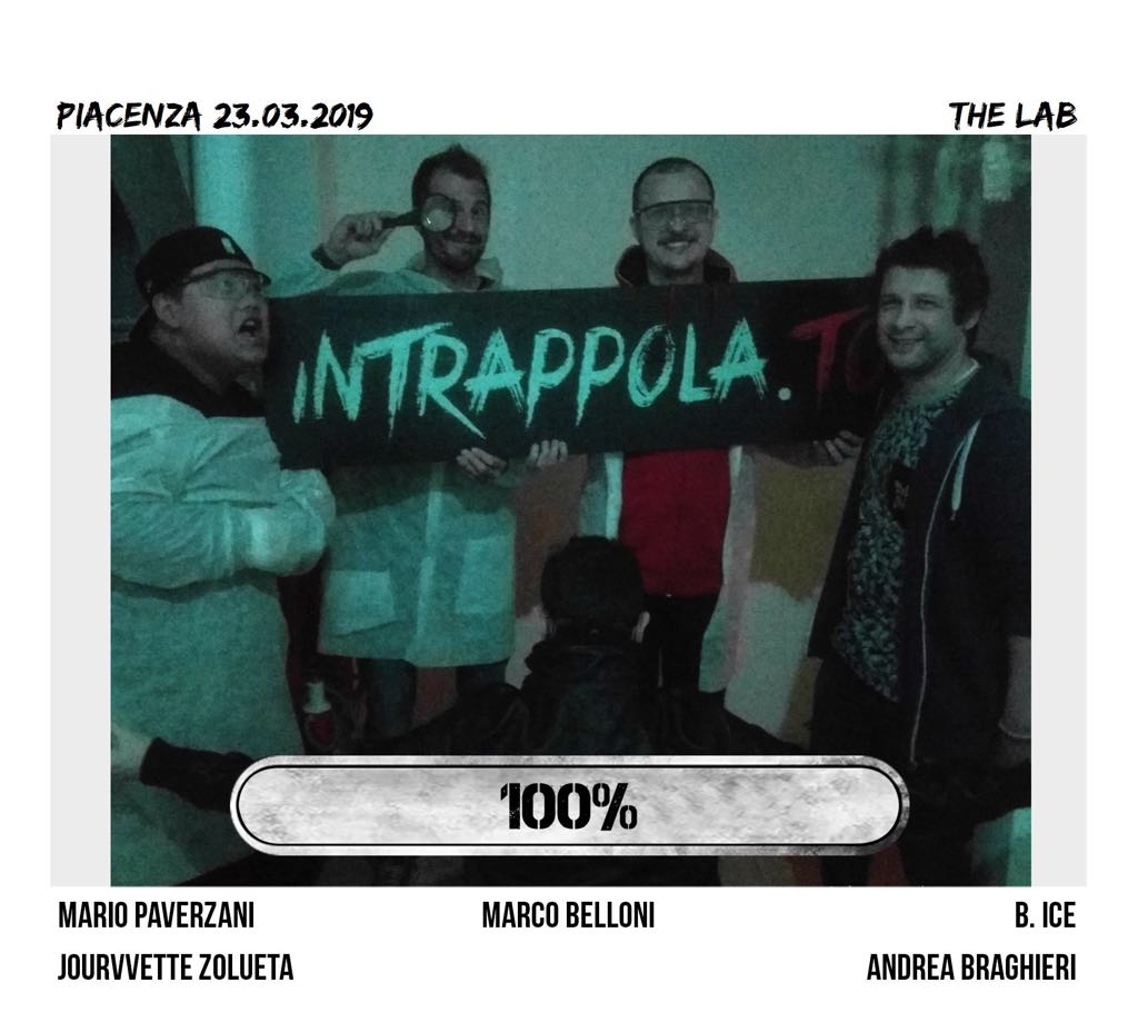Il gruppo   è fuggito dalla nostra escape room The Lab