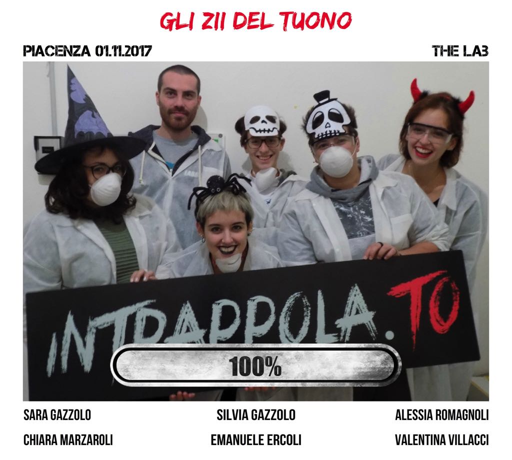 Il gruppo gli zii del tuono è fuggito dalla nostra escape room The Lab