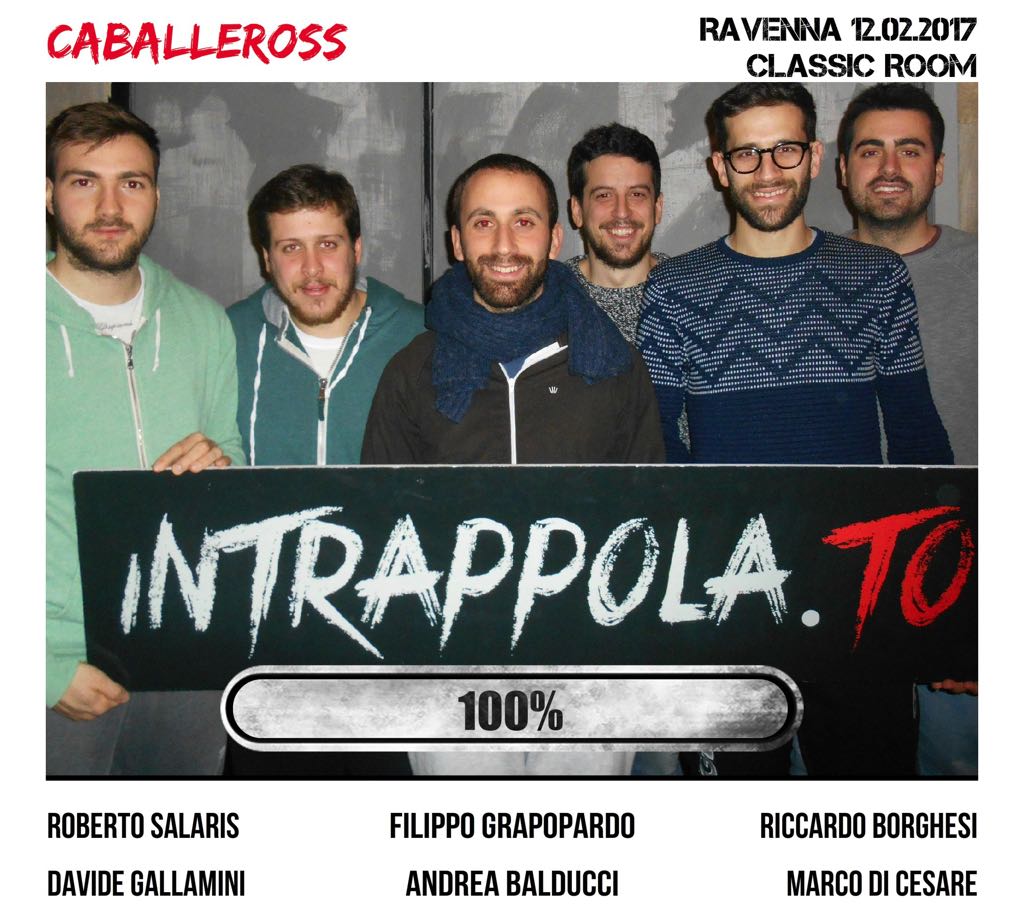 Il gruppo CABALLEROSS è fuggito dalla nostra escape room Classic Room
