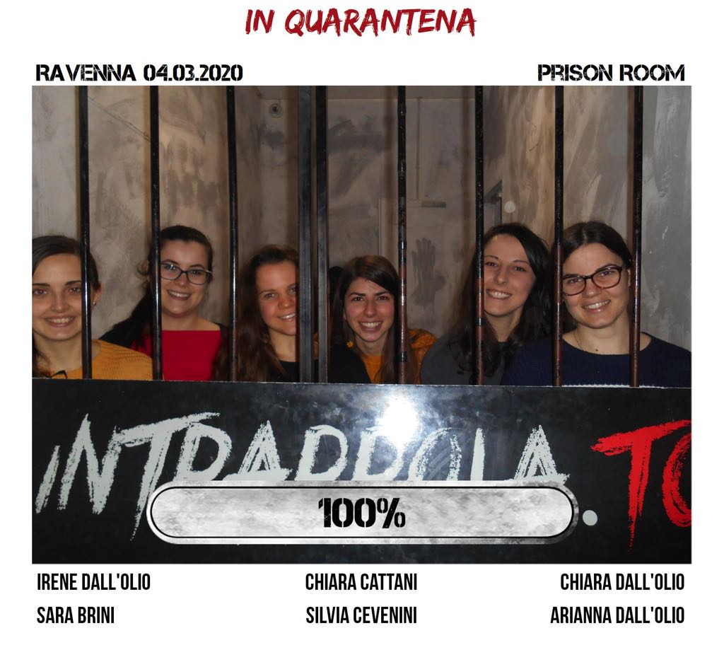 Il gruppo in quarantena è fuggito dalla nostra escape room Prison Room
