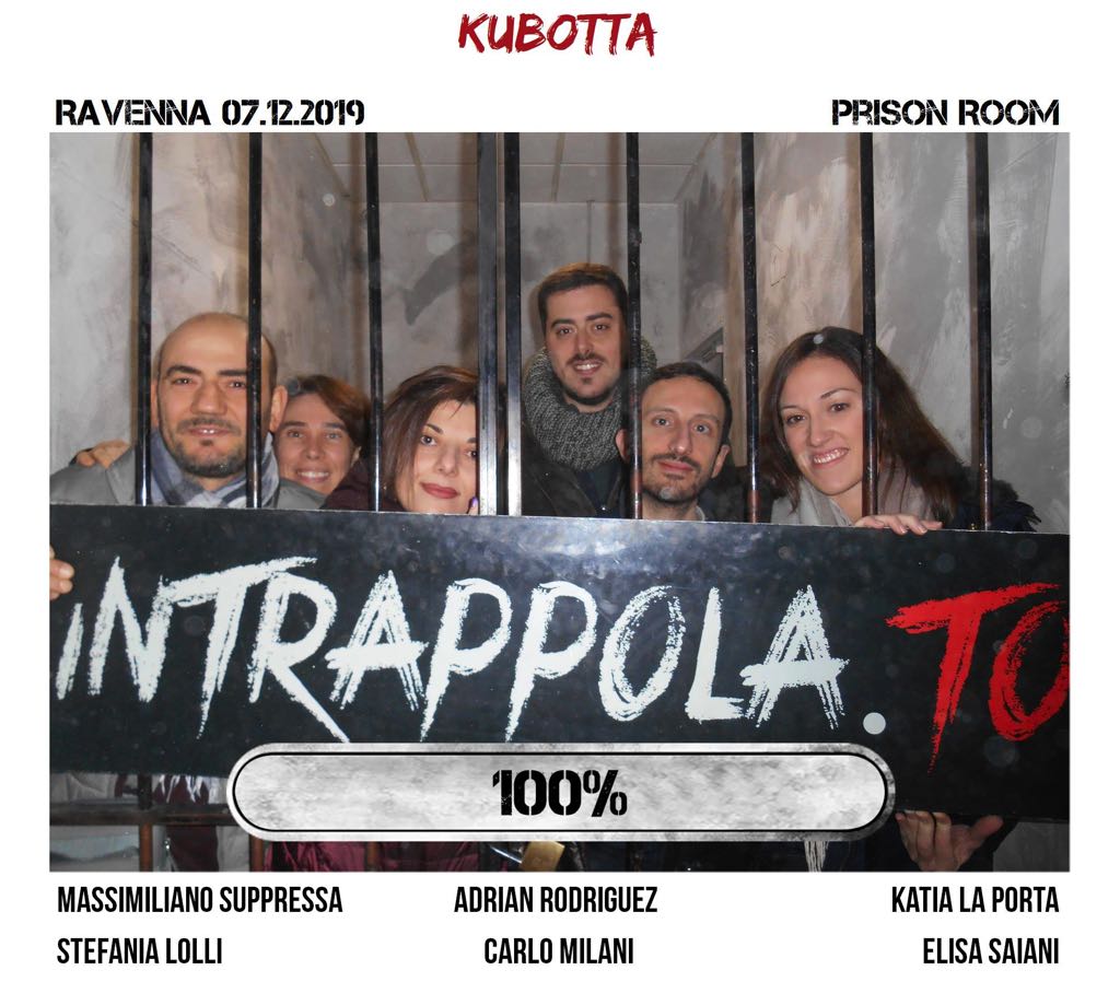 Il gruppo kubotta è fuggito dalla nostra escape room Prison Room
