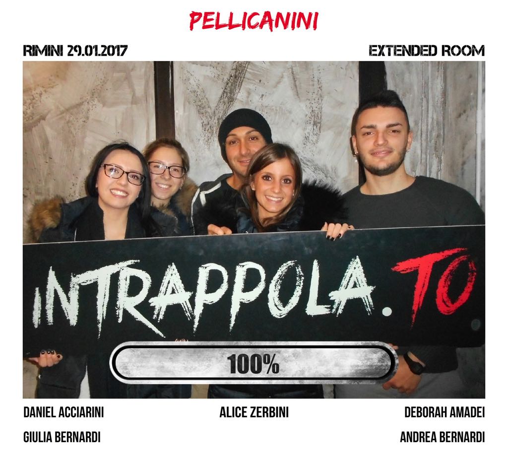 Il gruppo pellicanini è fuggito dalla nostra escape room Extended Room