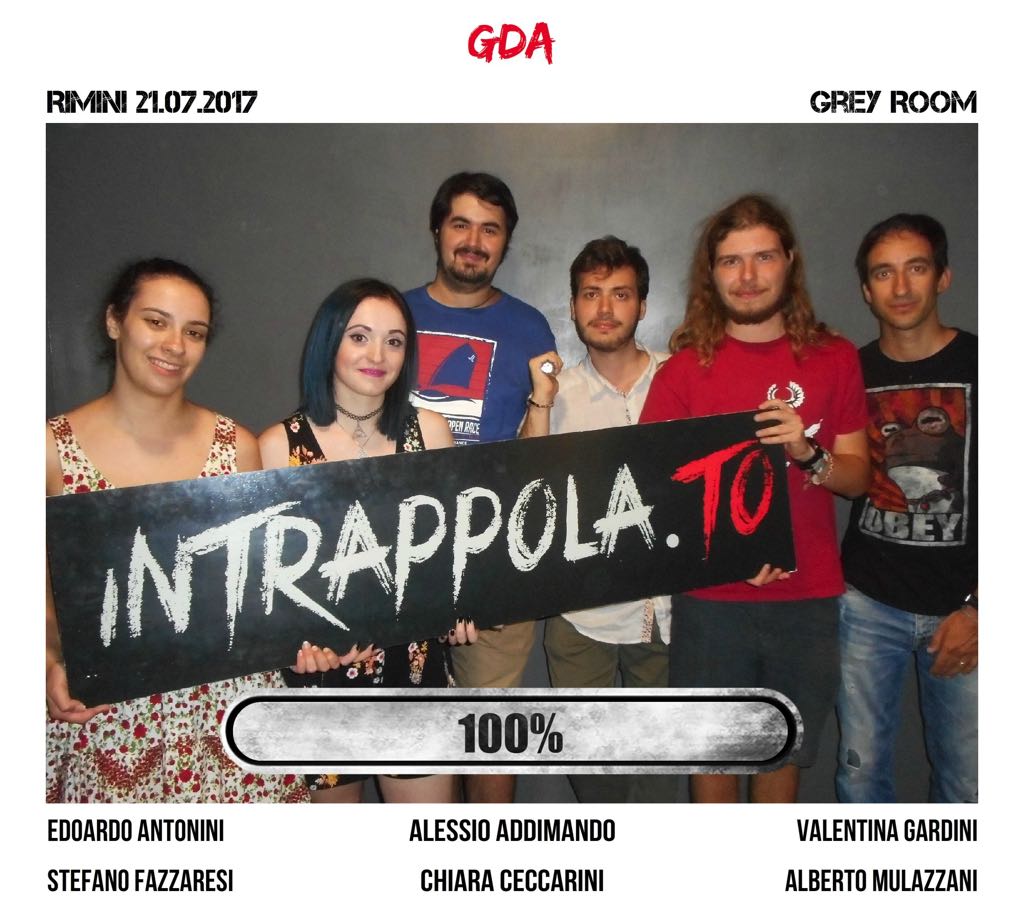 Il gruppo GDA è fuggito dalla nostra escape room Grey Room