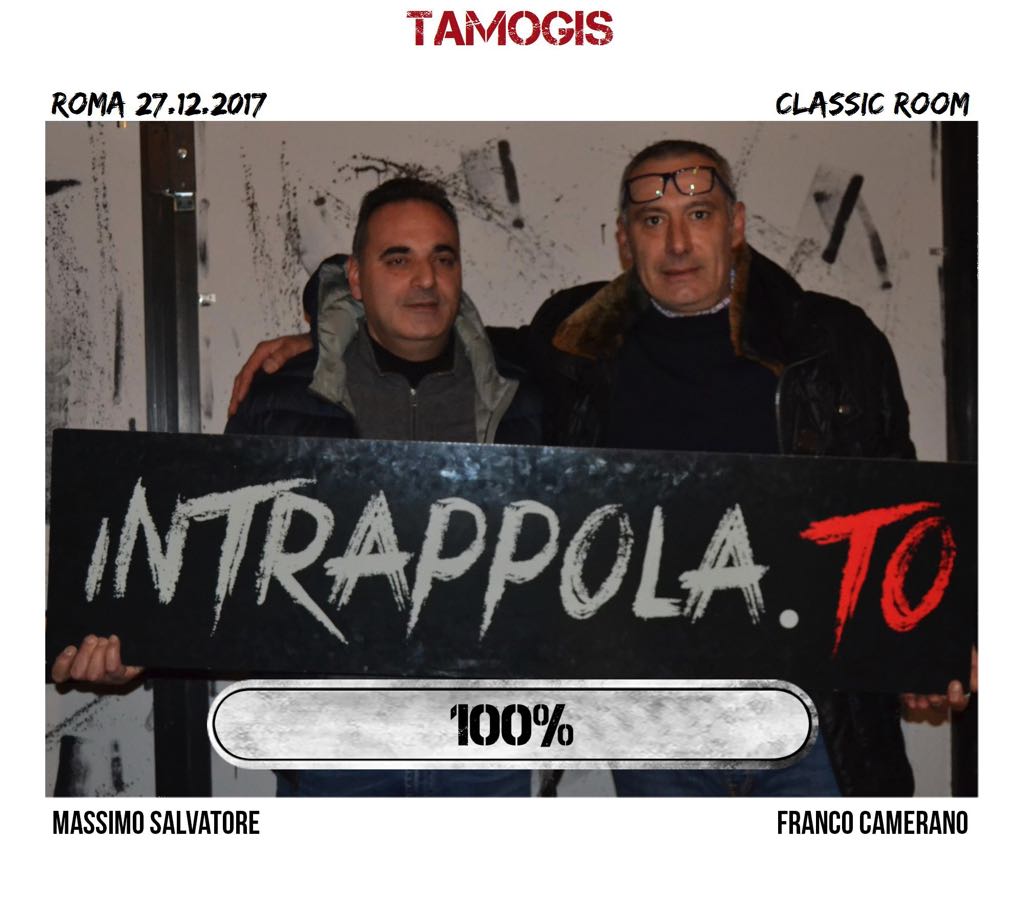 Il gruppo tamogis è fuggito dalla nostra escape room Classic Room