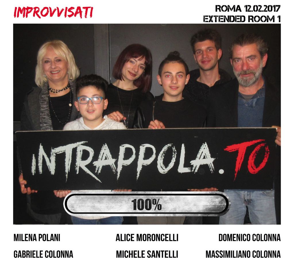 Il gruppo Improvvisati è fuggito dalla nostra escape room Extended Room