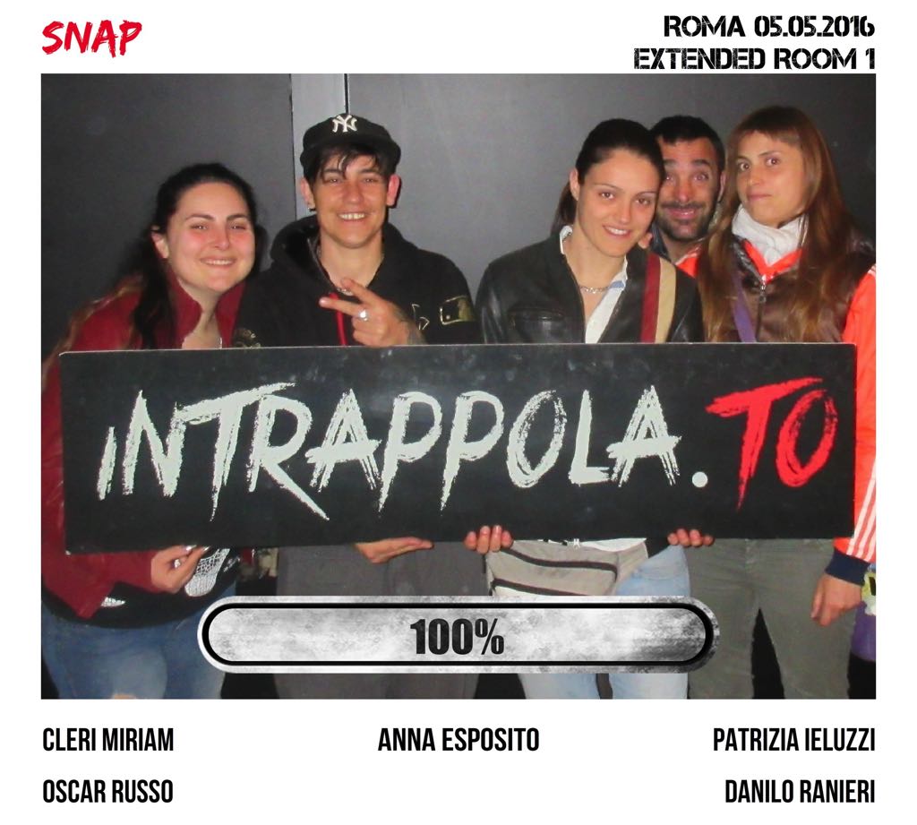 Il gruppo snap è fuggito dalla nostra escape room Extended Room