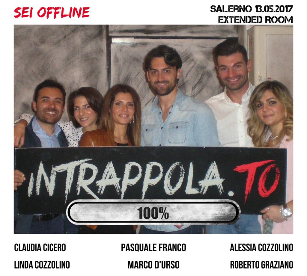 Il gruppo sei offline è fuggito dalla nostra escape room Extended Room