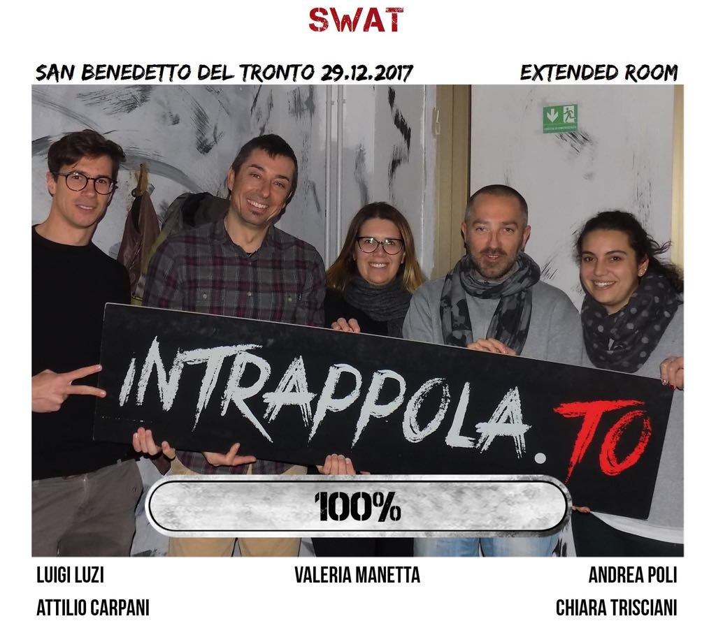 Il gruppo swat è fuggito dalla nostra escape room Extended Room