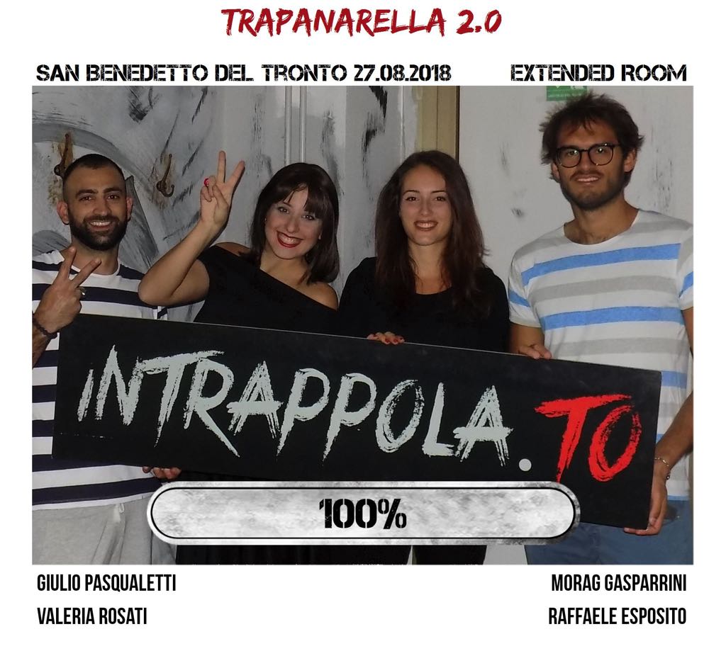 Il gruppo trapanarella 2.0 è fuggito dalla nostra escape room Extended Room
