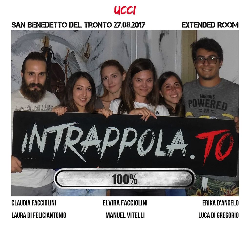 Il gruppo Ucci è fuggito dalla nostra escape room Extended Room