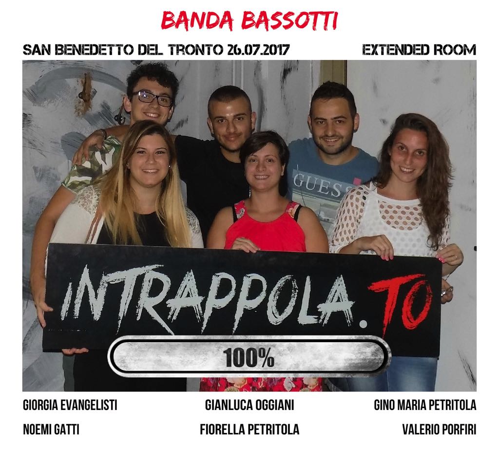 Il gruppo banda bassotti è fuggito dalla nostra escape room Extended Room