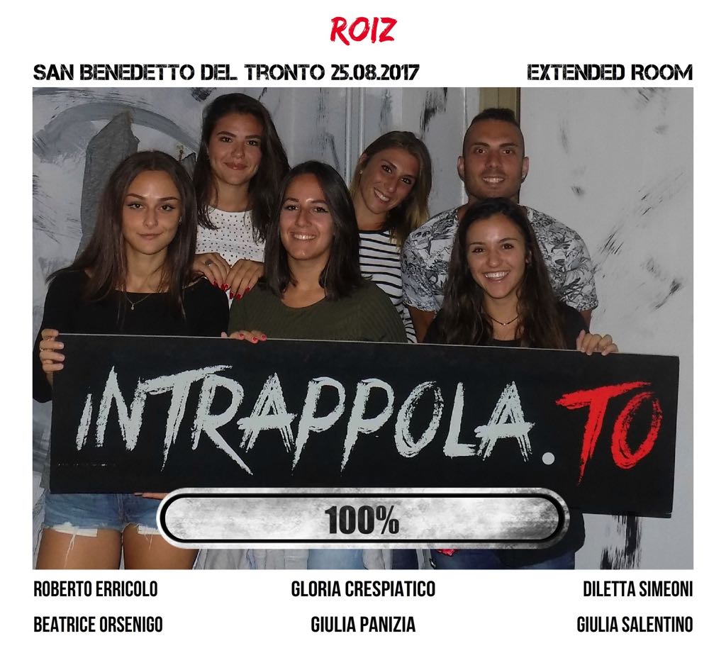 Il gruppo roiz è fuggito dalla nostra escape room Extended Room