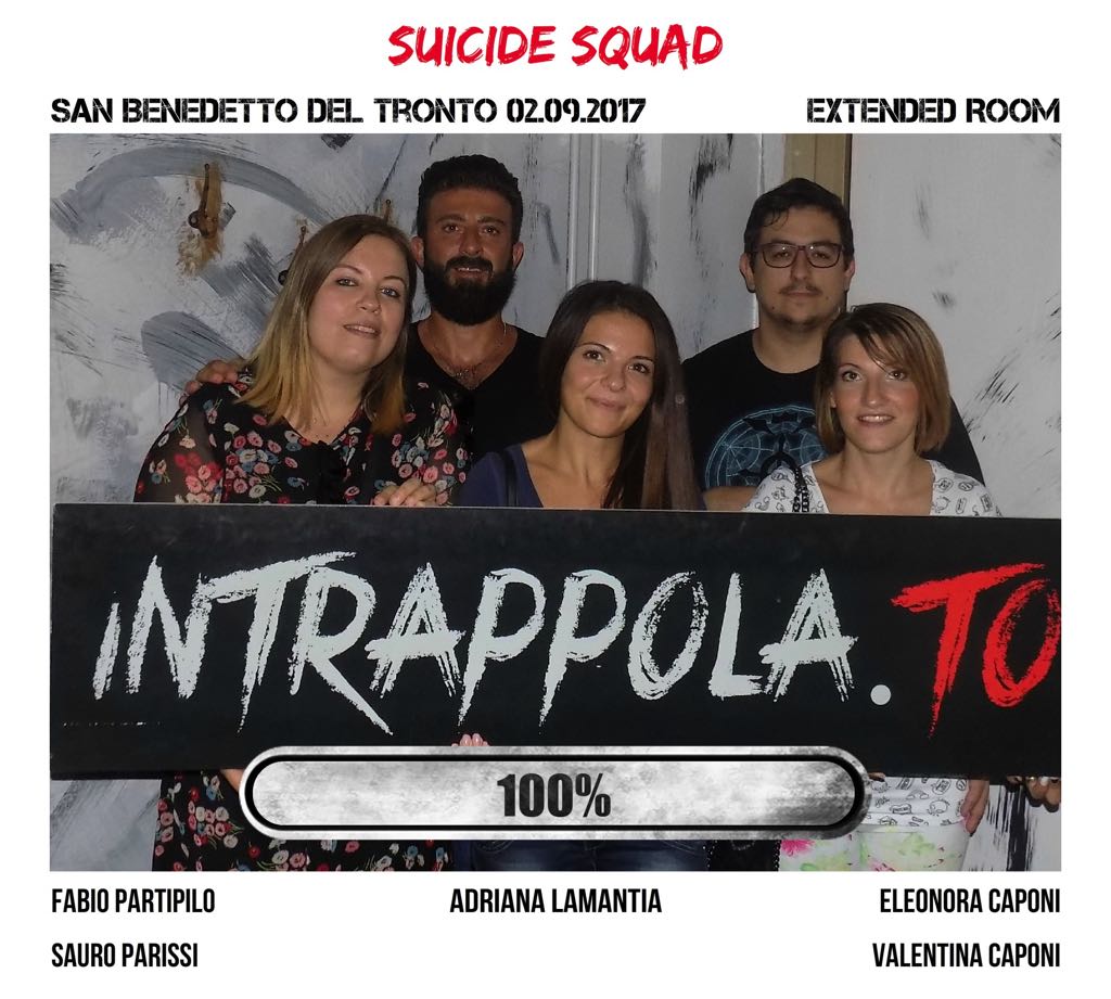 Il gruppo suicide squad è fuggito dalla nostra escape room Extended Room