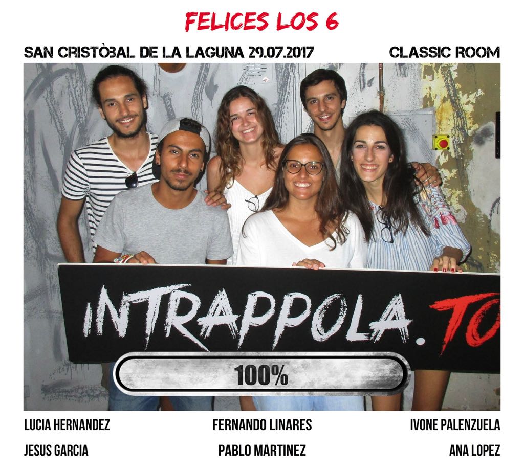 Il gruppo felices los 6 è fuggito dalla nostra escape room Classic Room