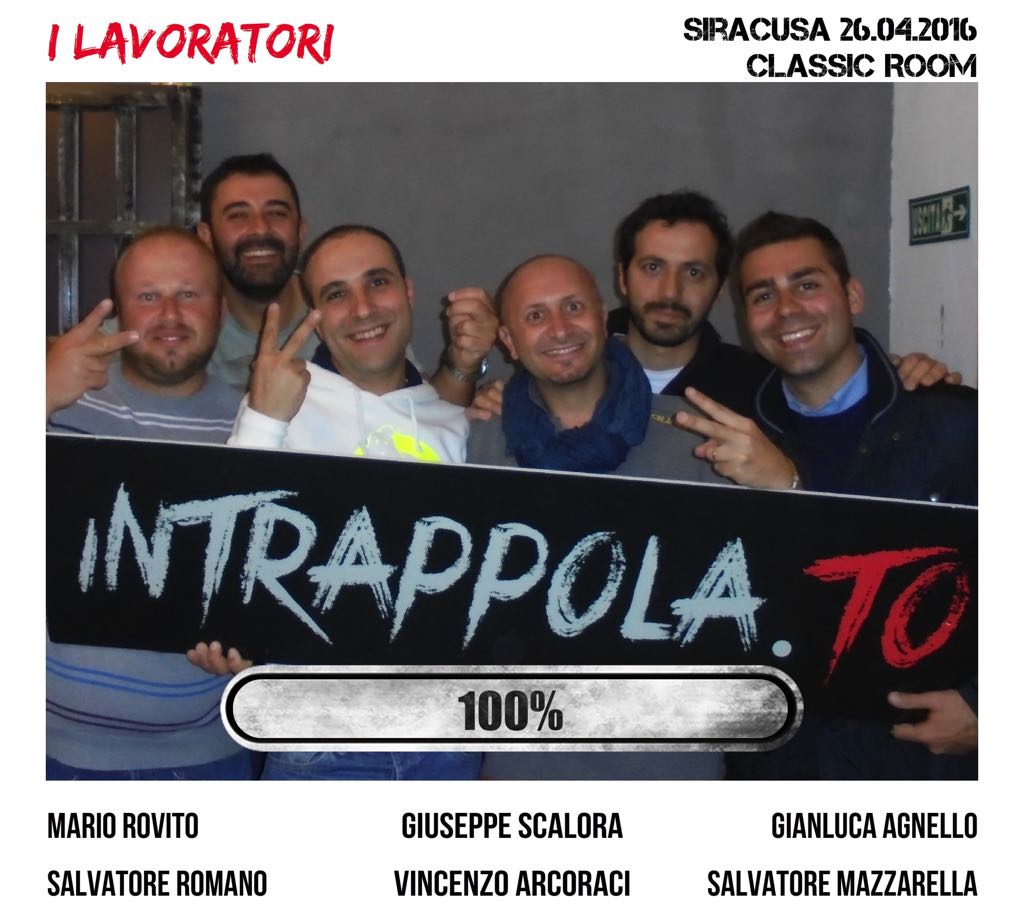Il gruppo I lavoratori è fuggito dalla nostra escape room Classic Room