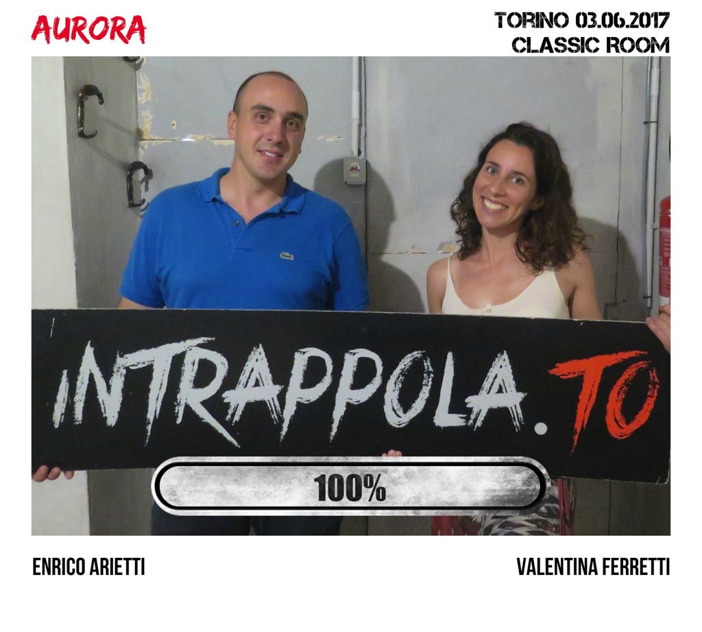 Il gruppo aurora è fuggito dalla nostra escape room Classic Room