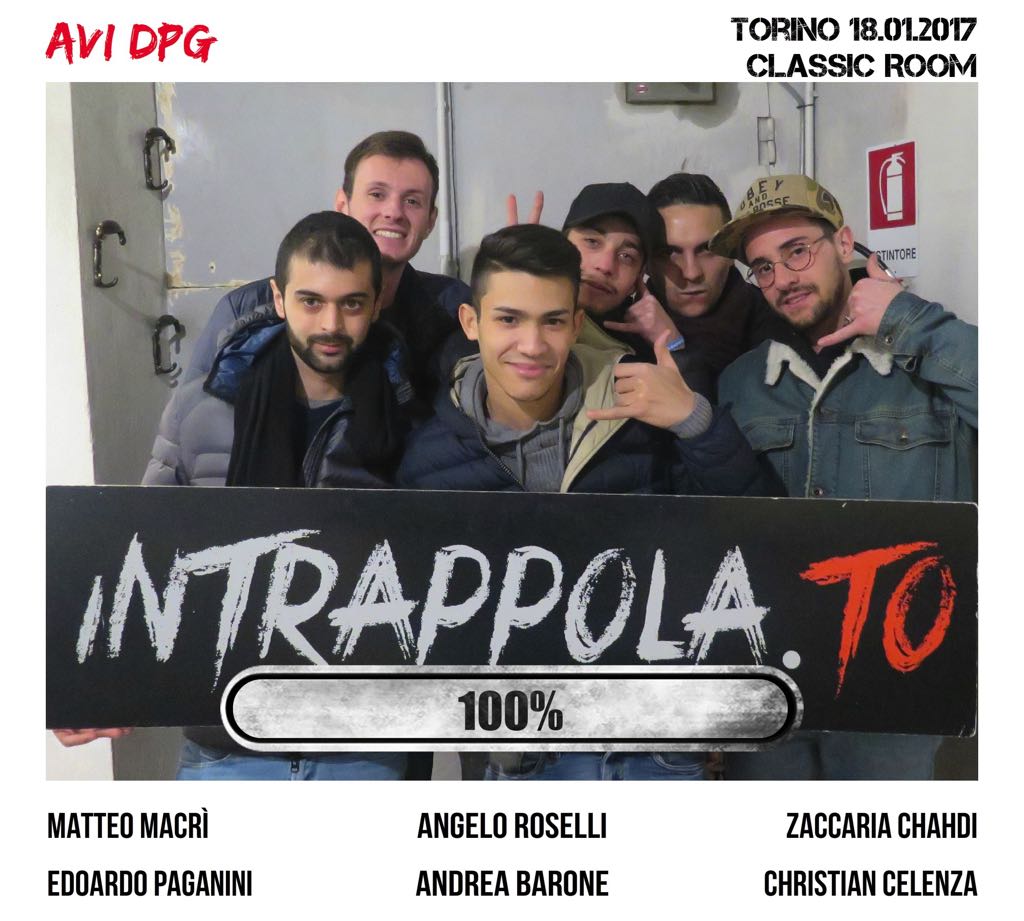 Il gruppo avi dpg è fuggito dalla nostra escape room Classic Room