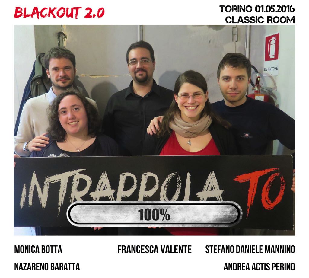 Il gruppo  è fuggito dalla nostra escape room Classic Room